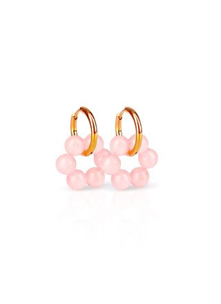 Madoww Aura Circle Pink Blossom örhängen 16 mm