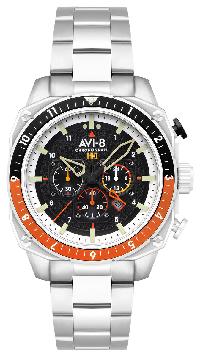 AVI-8 Hawker Hunter Atlas Dual Time Chronograph
Raven Black AV-4100-11