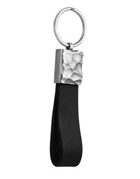 Lempikoru Carve silver-läder nyckelring 90 522 42 001