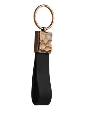 Lempikoru Carve brons-läder nyckelring 90 522 22 001