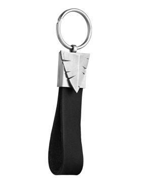 Lempikoru Hunter silver-läder nyckelring 90 509 42 001
