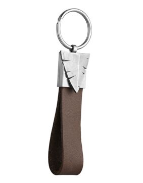Lempikoru Hunter silver-läder nyckelring 90 509 42 002