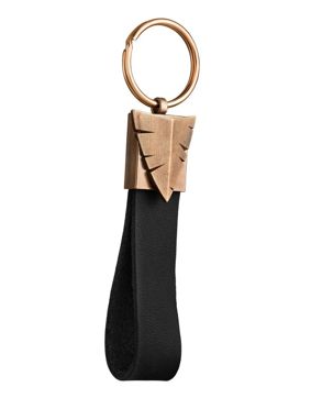 Lempikoru Hunter brons-läder nyckelring 90 509 22 001