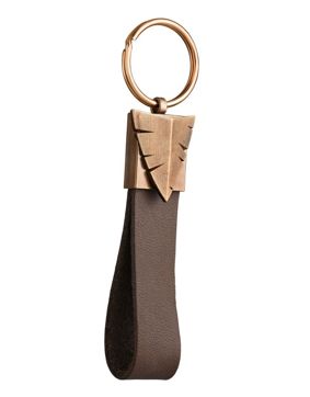 Lempikoru Hunter brons-läder nyckelring 90 509 22 002