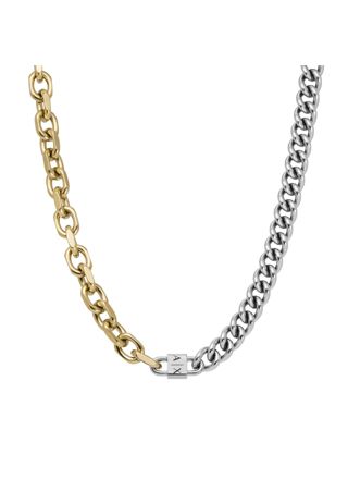 Armani Exchange tvåfärgat halsband AXG0113710