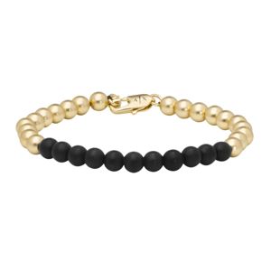 Armani Exchange tvåfärgat stål pärl armband AXG0119710 main product photo