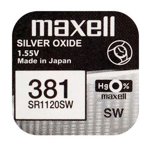 Maxell SR1120SW silveroxidbatteri 381 main product photo