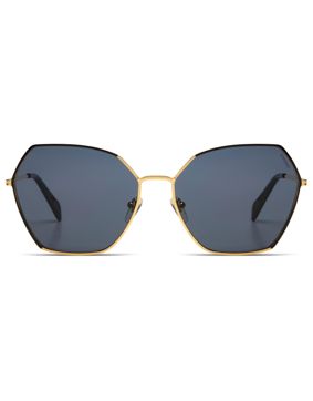 KOMONO Belle Gold black solglasögon