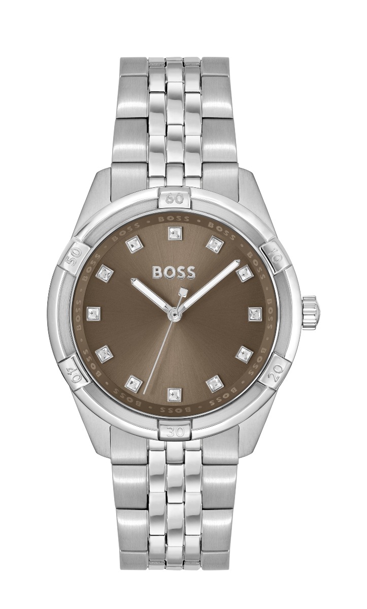 BOSS Rhea khaki silver 1502699