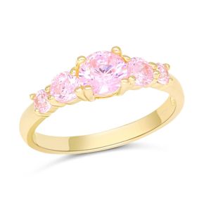 Dopring i 14K guld sidosten pink BR-1291pink main product photo