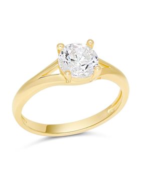 Dopring i 14K guld enstens BR-1813Z