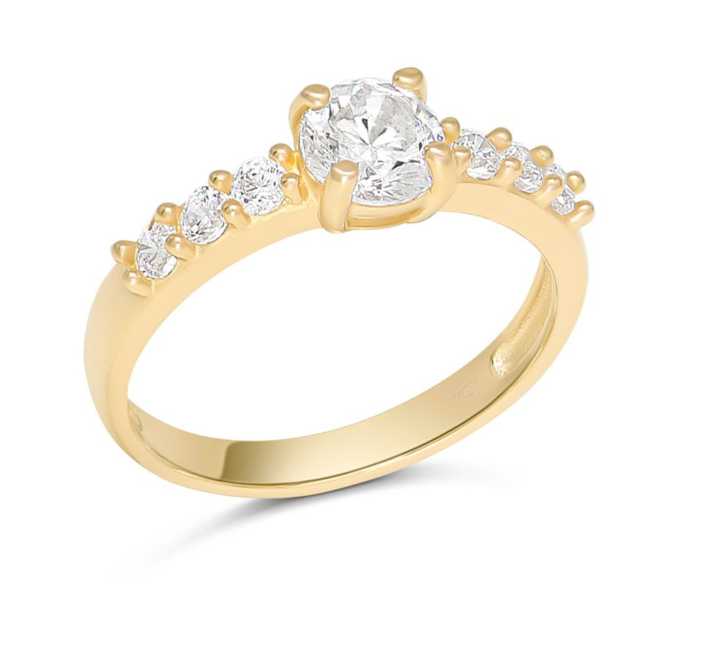 Dopring i 14K guld sidosten BR-8133Z