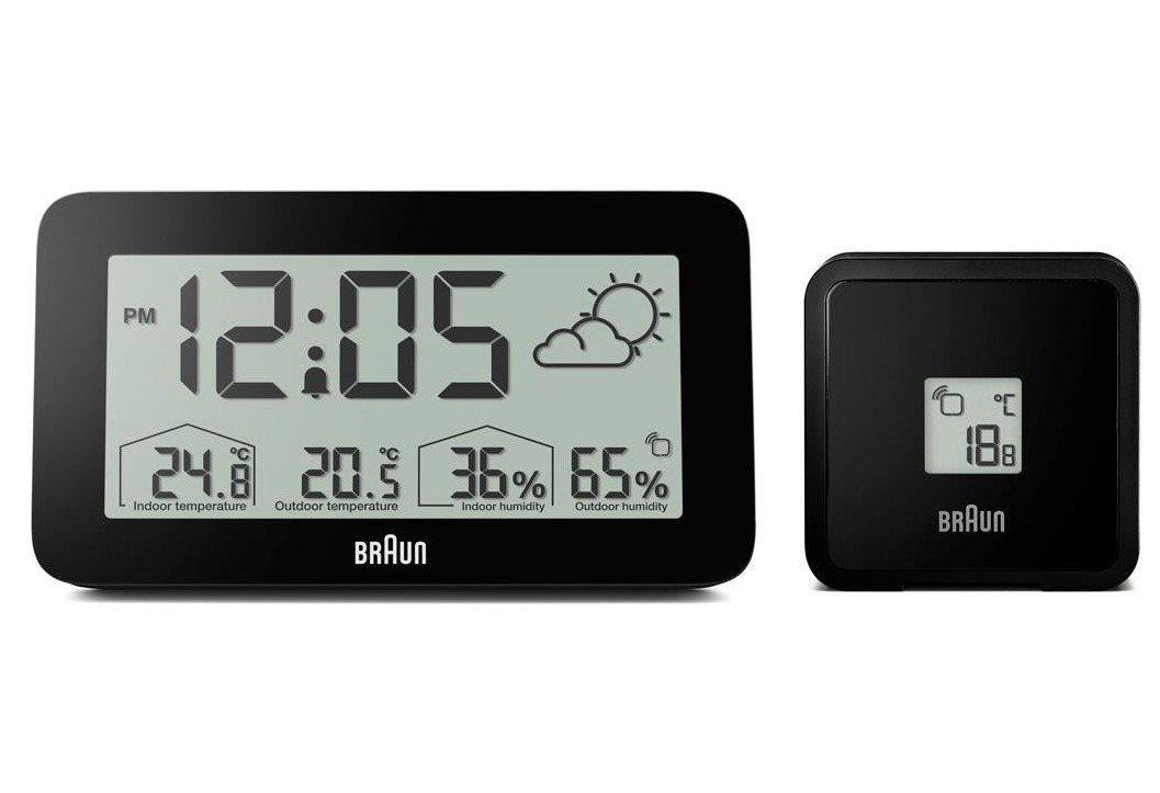 Braun digital väderstation svart BC13BP