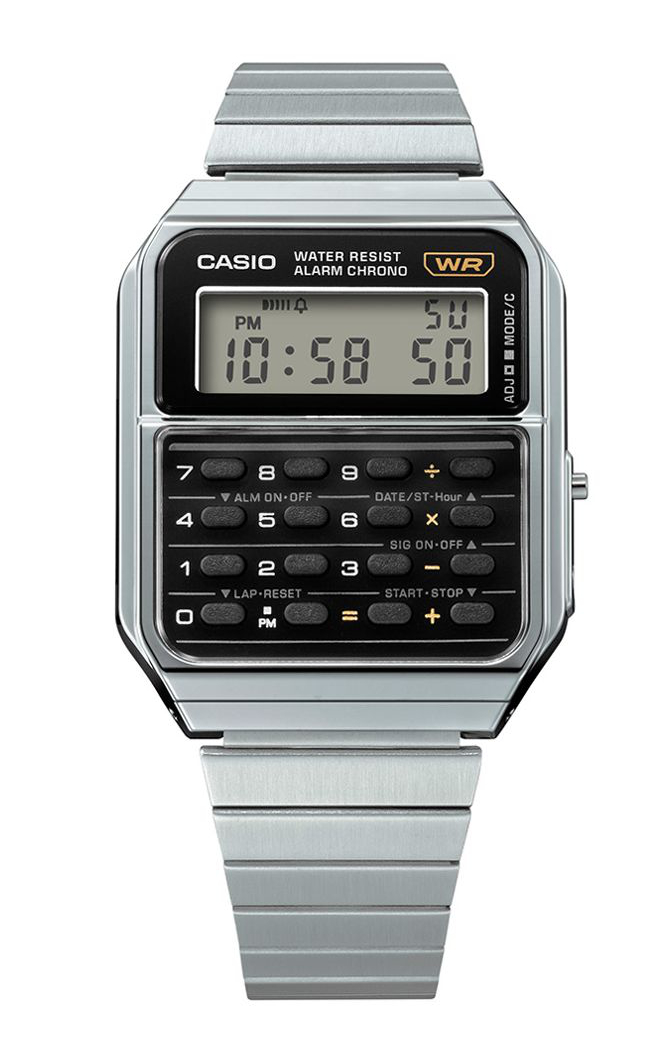 Casio Vintage Edgy kalkylatorklocka CA-500WE-1AEF