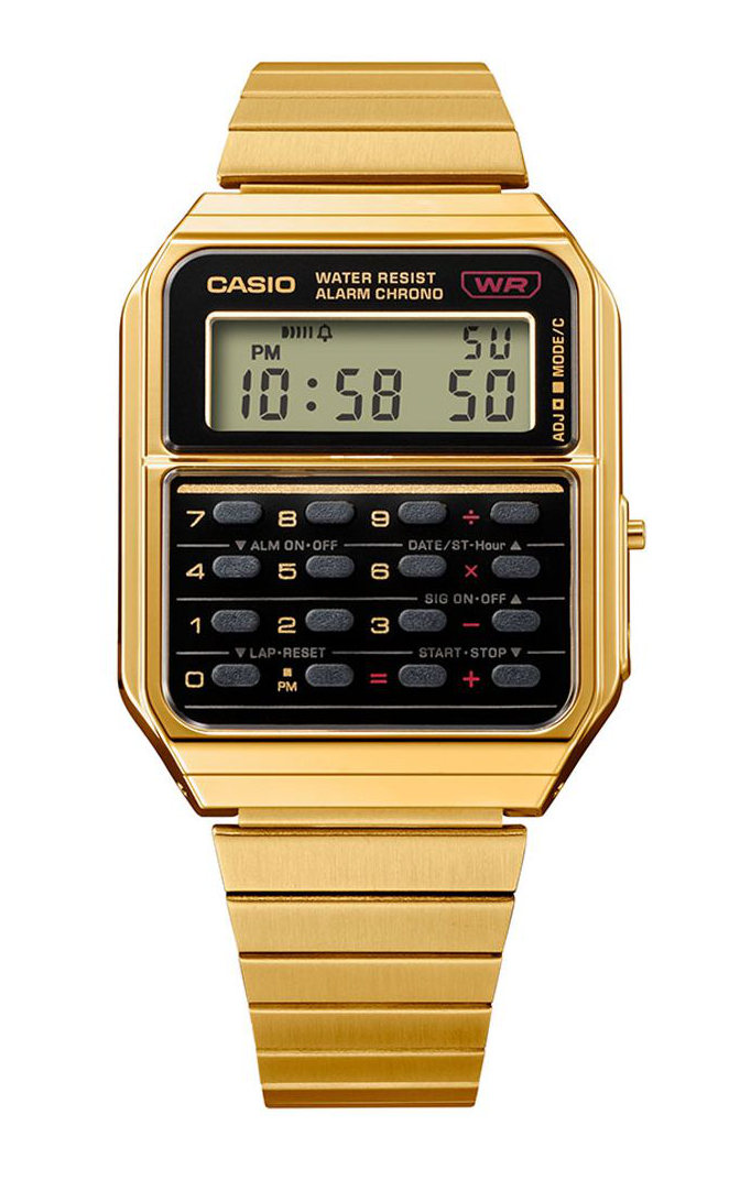 Casio Vintage Edgy kalkylatorklocka CA-500WEG-1AEF