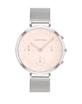 Calvin Klein Minimalistic T-Bar silver blush 25200286