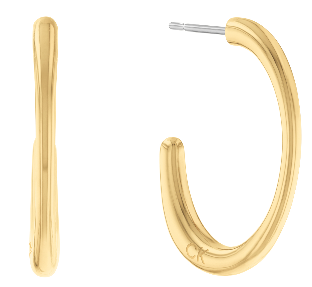 Calvin Klein Playful Organic Shapes hoops 35000347