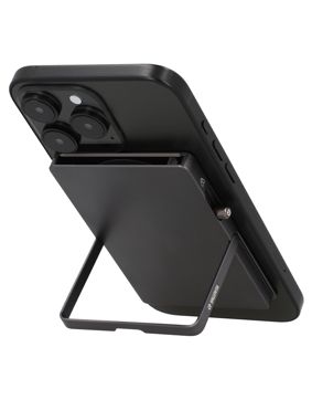 Valenta Cardprotector Aluminium MagSafe Stand Graphite Grey korthållare