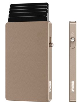 Valenta Cardprotector Aluminium Magsafe Natural Titanium korthållare