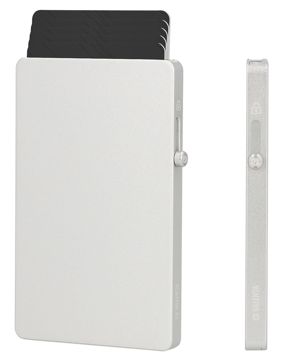 Valenta Cardprotector Aluminium Magsafe Thin Silver korthållare
