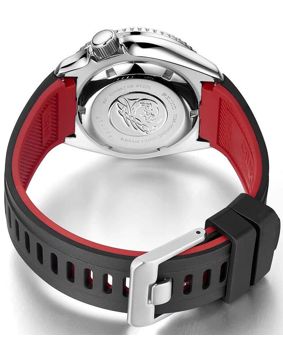 Crafter Blue CB010 Black/Red gummiarmband till Seiko SKX och Seiko 5