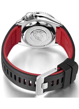 Crafter Blue CB010 Black/Red gummiarmband till Seiko SKX och Seiko 5