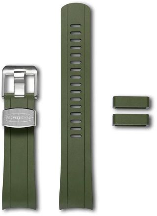 Crafter Blue CB010 Green gummiarmband till Seiko SKX och Seiko 5