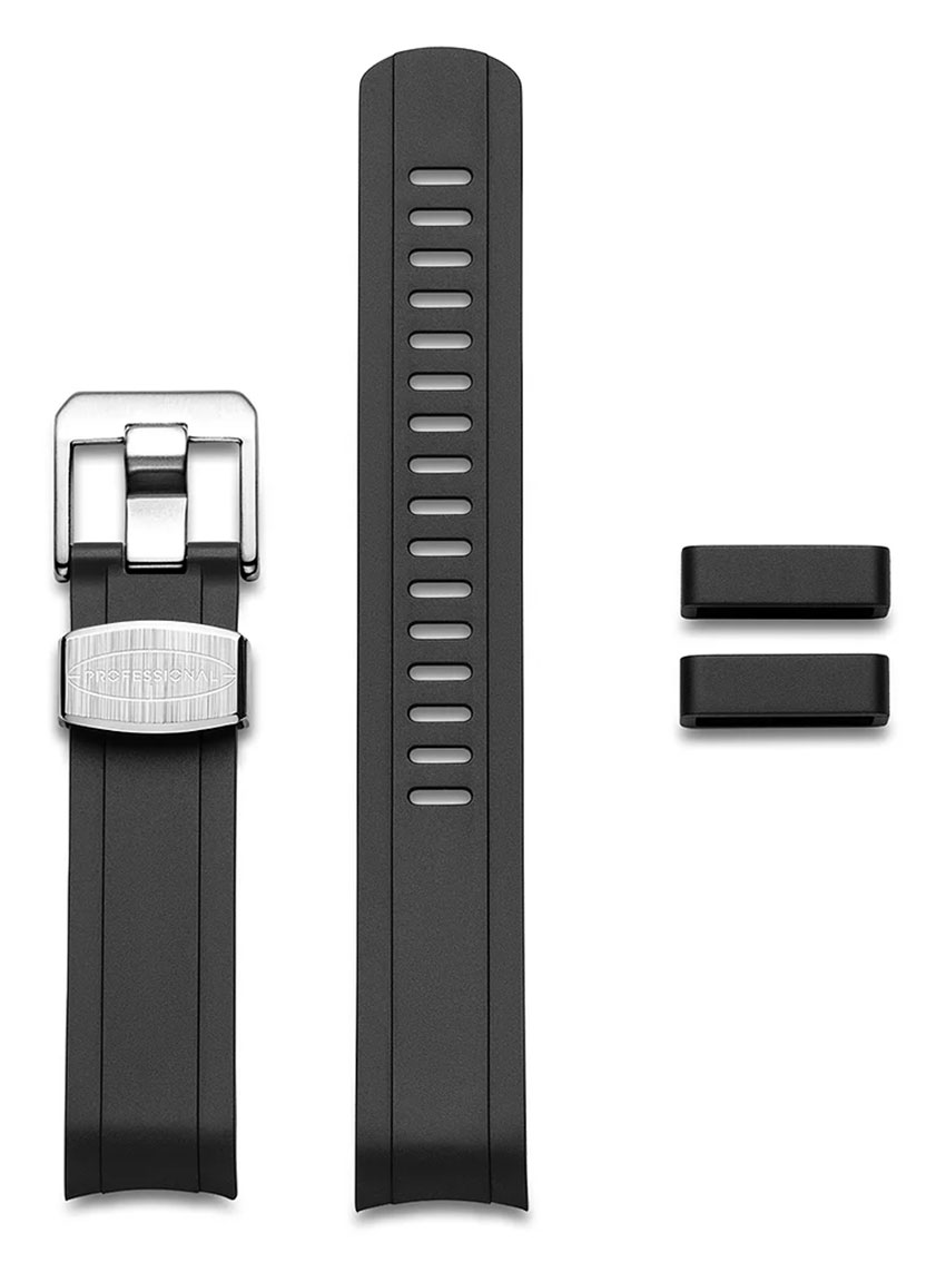 Crafter Blue CB13 Black gummiarmband till Seiko Mini Turtle