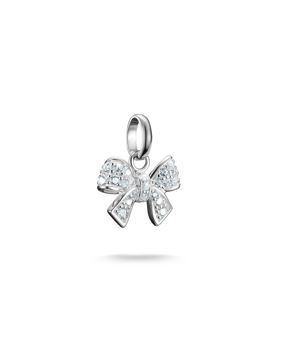 Thomas Sabo Charm Club Connect bow with stones berlock CC1235-051-14