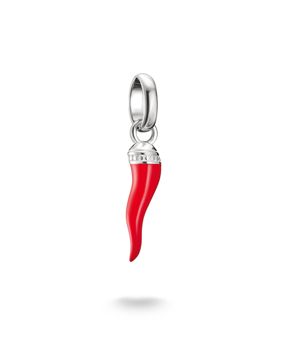 Thomas Sabo Charm Club Connect röd cornicello berlock CC1328-007-10