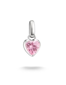 Thomas Sabo Charm Club ljusrosa hjärta födelsesten berlock CC1329-051-9