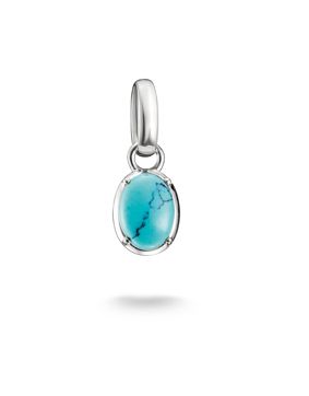 Thomas Sabo Charm Club turkos födelsesten berlock CC1340-404-17