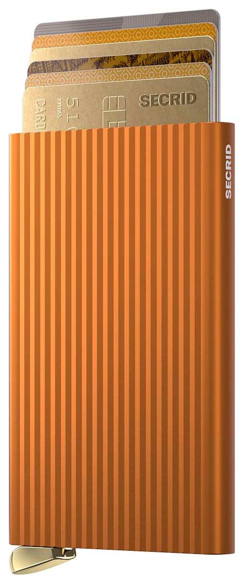 Secrid Premium Cardprotector Fluted Orange+