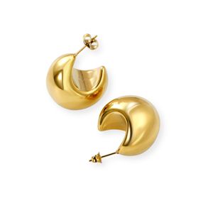 Madoww Chunky Drop förgyllda örhängen 23 mm main product photo