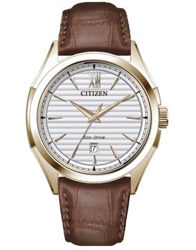 Citizen Classic Elegant Eco-Drive 3 Hands Gents gold  AW1753-10A