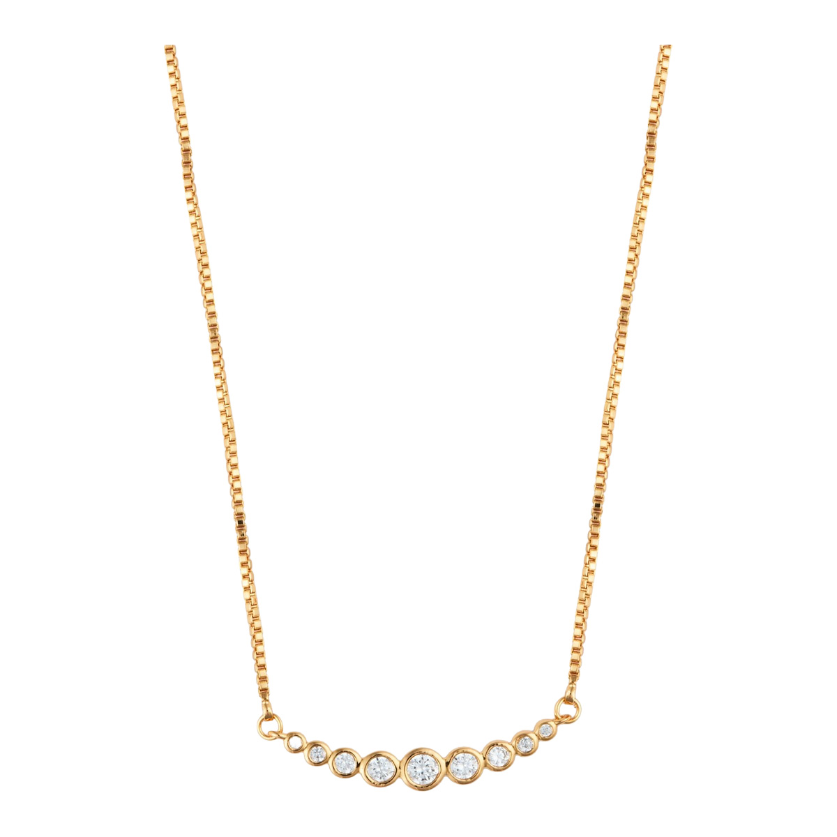 Sparv City Light halsband förgyllt 3350101