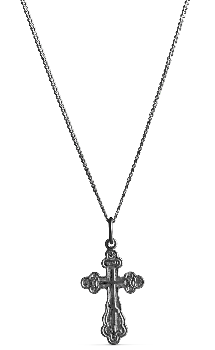 Top Gold silver ortodoxt kors borstat svart 4256772500