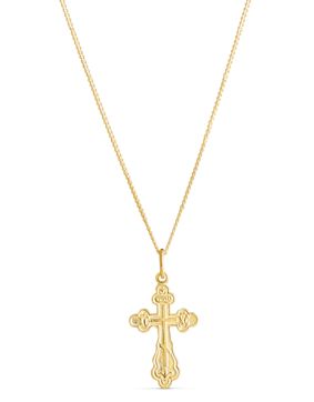 Top Gold silver ortodoxt kors guldpläterad 5256771500