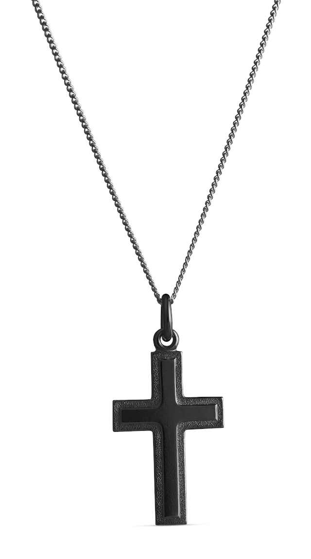 Top Gold silver kors svart 4256673500