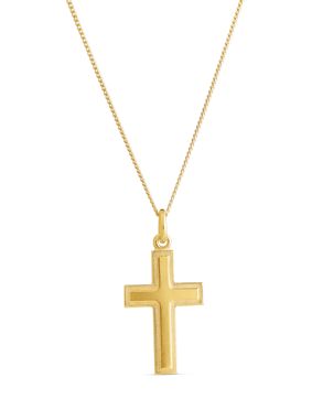 Top Gold silver kors guldpläterad 5256671500