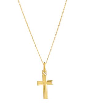 Top Gold silver kors guldpläterad 5256721500