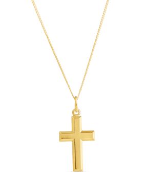 Top Gold silver kors guldpläterad 5256731500