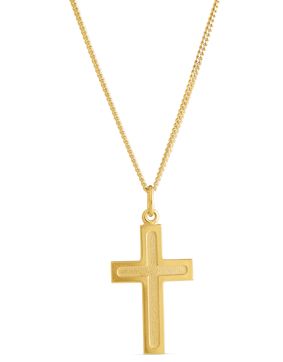 Top Gold silver kors guldpläterad 5256781500