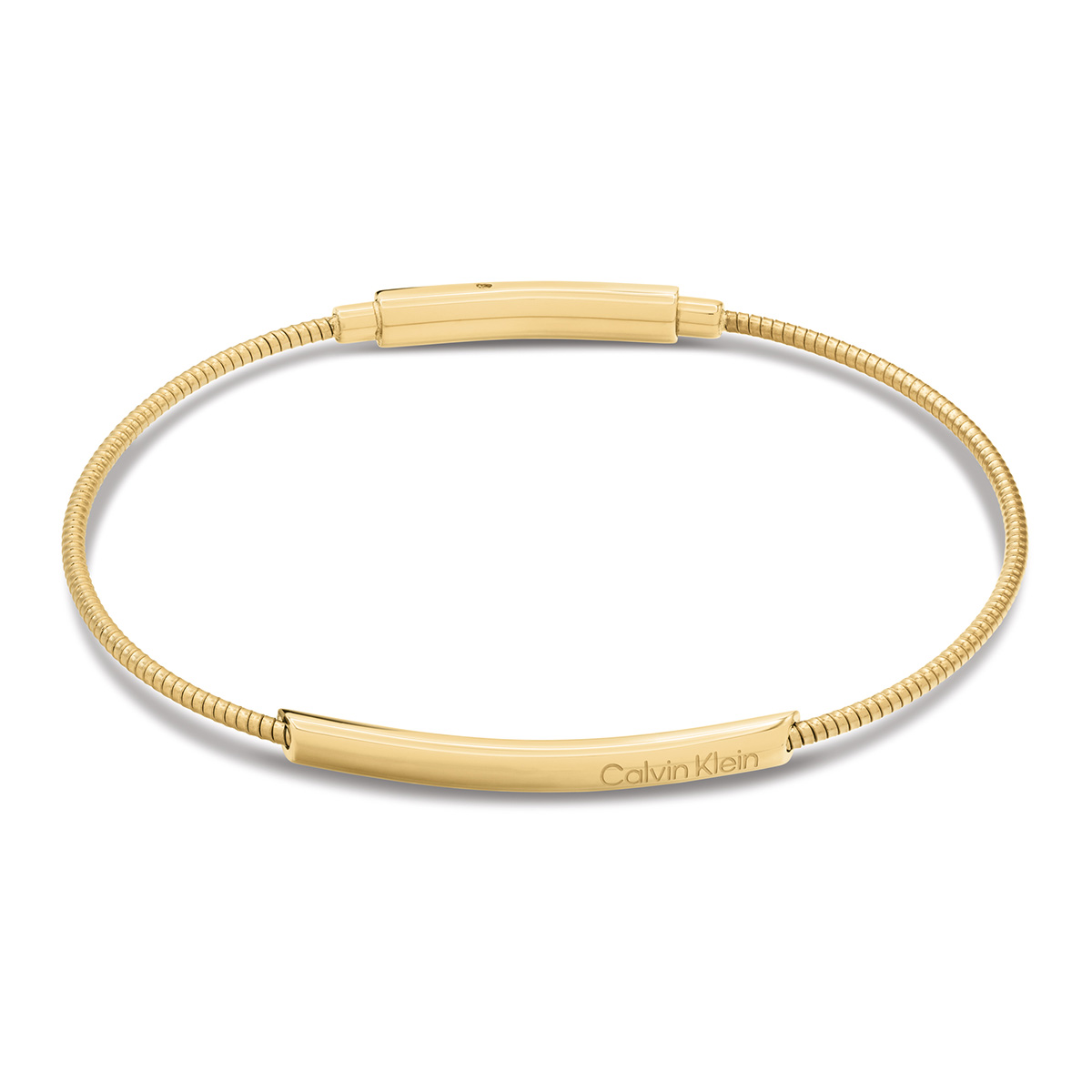Calvin Klein Structured armband guldpläterat 35000985