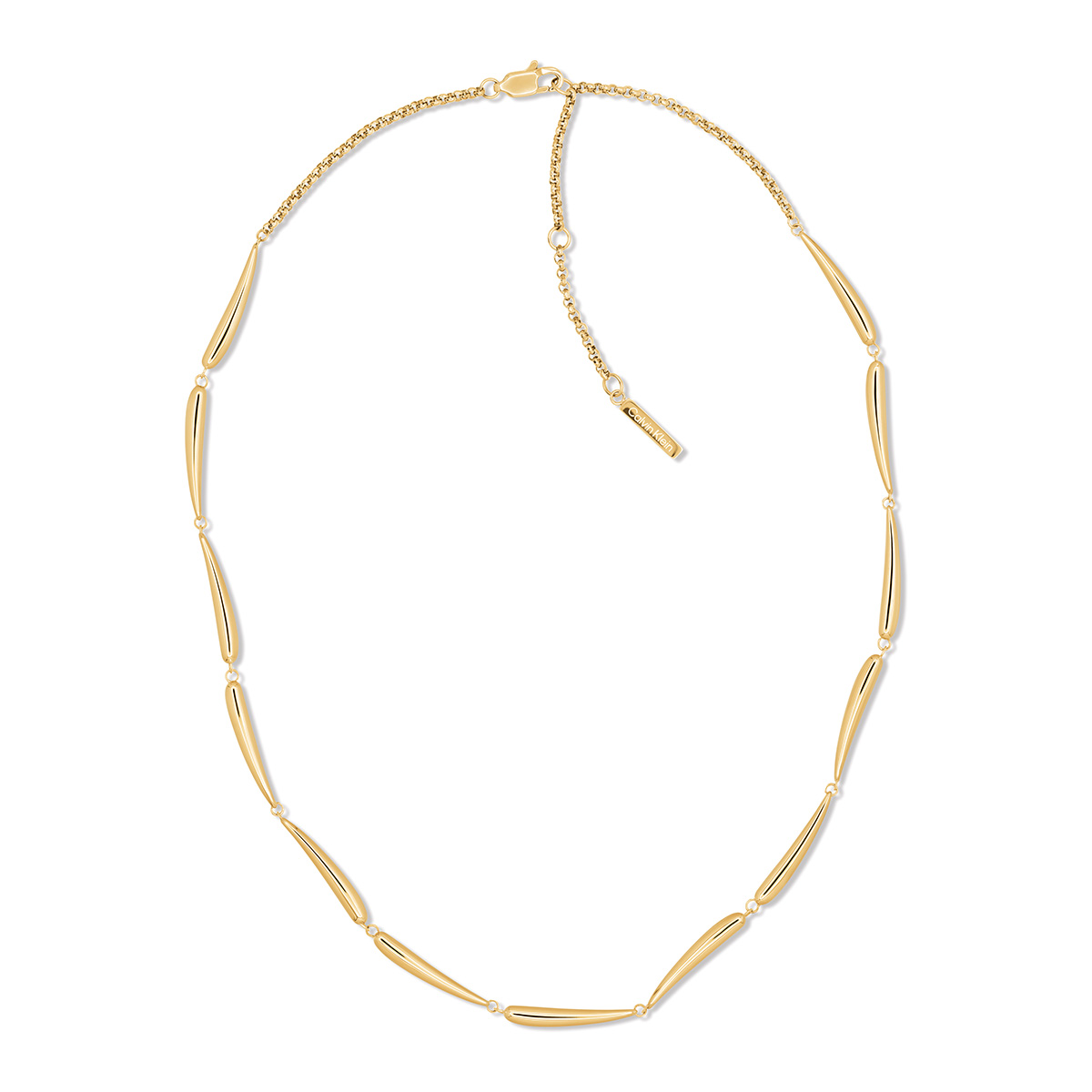 Calvin Klein Elongated Drops halsband guldpläterat 35000993