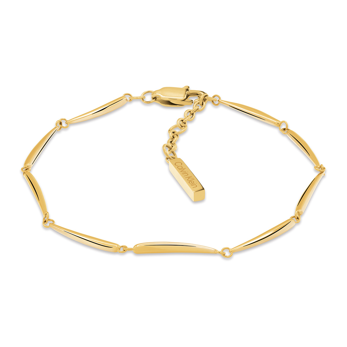 Calvin Klein Elongated Drops armband guldpläterat 35000997