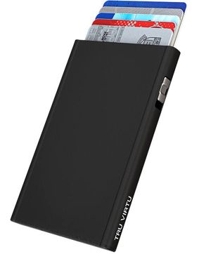 Tru Virtu Click & Slide Card Case Black Magic
