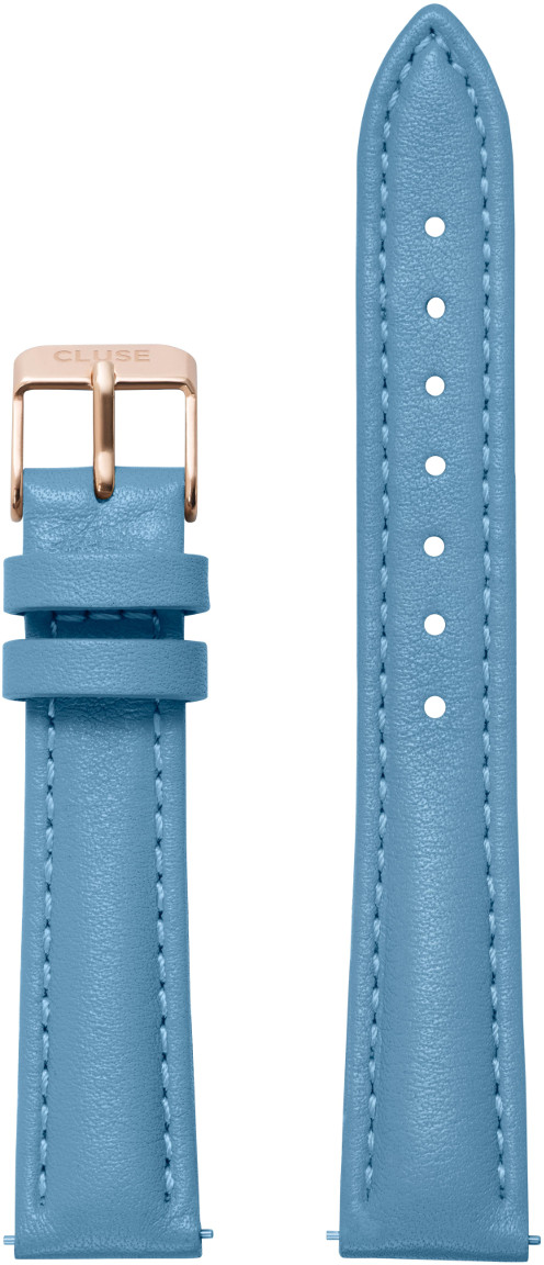 Cluse Minuit CLS366 Retro Blue/Rose Gold armband 16 mm