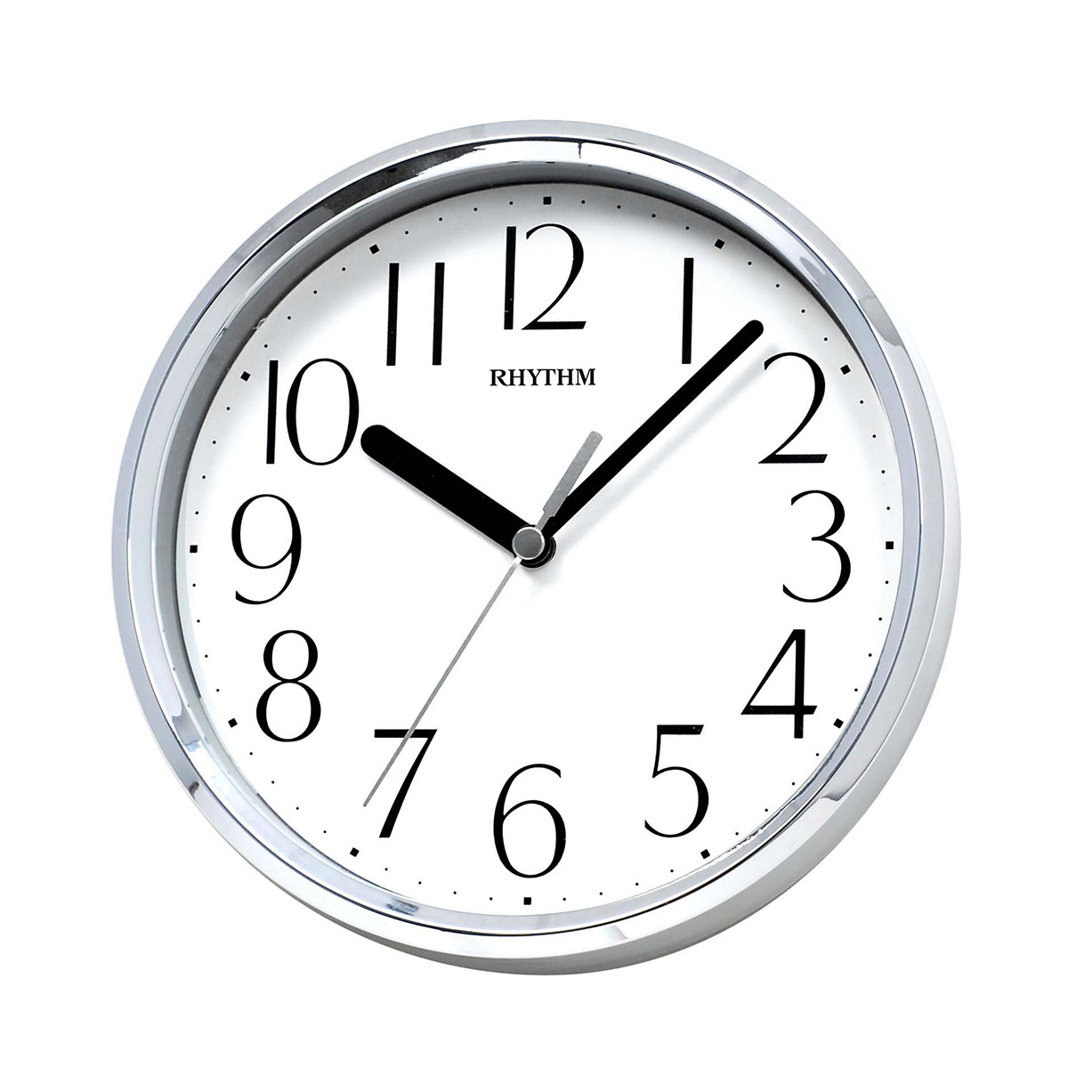 Rhythm vägg-/bordsklocka silver CMG890-ER19