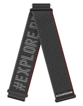 COROS APEX 2 nylonarmband svart 20 mm WAPX2-WB-BLK-N